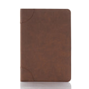 For Samsung Galaxy Tab S9 Retro Book Leather Tablet Case(Dark Brown)