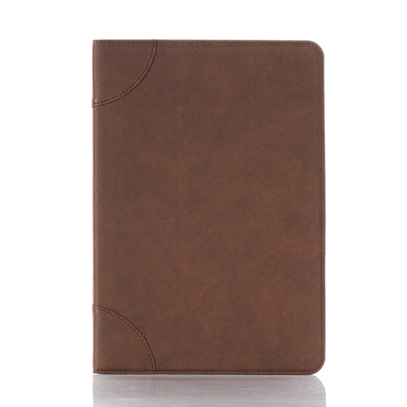 For Samsung Galaxy Tab S9 Retro Book Leather Tablet Case(Dark Brown)