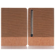 For Samsung Galaxy Tab S9 FE Cross Texture Stitching Leather Tablet Case(Light Brown) - Galaxy Tab S9 FE by PMC Jewellery | Online Shopping South Africa | PMC Jewellery | Buy Now Pay Later Mobicred