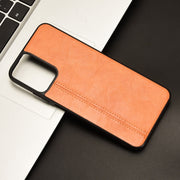 For Motorola Moto G Power 5G 2024 Cow Pattern Sewing Back Cover Phone Case(Orange)