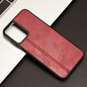 For Motorola Moto G Play 4G 2024 Cow Pattern Sewing Back Cover Phone Case(Red)