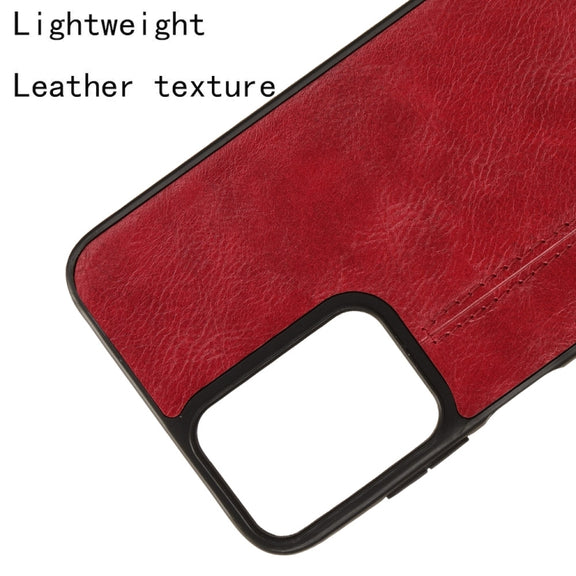 For Motorola Moto G Play 4G 2024 Cow Pattern Sewing Back Cover Phone Case(Red)