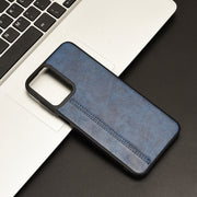 For Motorola Moto G Play 4G 2024 Cow Pattern Sewing Back Cover Phone Case(Blue)