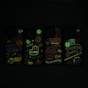 For iPhone 15 Trendy Graffiti Noctilucent Phone Cases(Make Money)