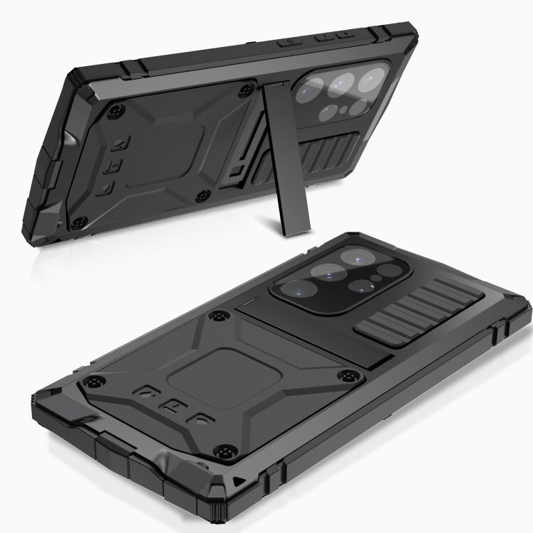 For Samsung Galaxy S24 Ultra 5G R-JUST Life Water-resistant Dustproof Shockproof Phone Case(Black)