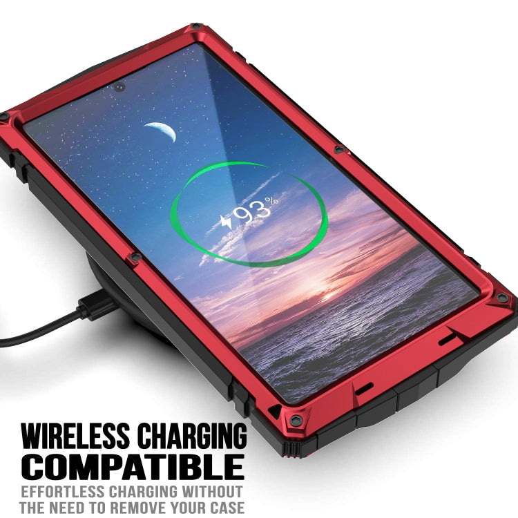 For Samsung Galaxy S24 Ultra 5G R-JUST Life Water-resistant Dustproof Shockproof Phone Case(Red)