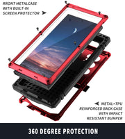For Samsung Galaxy S24 Ultra 5G R-JUST Life Water-resistant Dustproof Shockproof Phone Case(Red)
