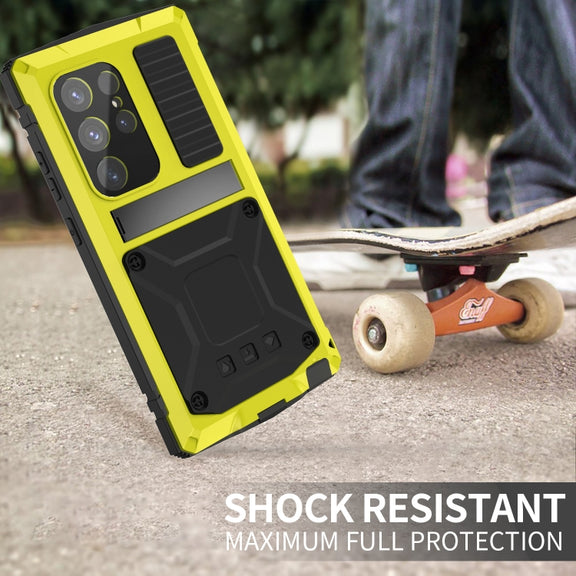 For Samsung Galaxy S24 Ultra 5G R-JUST Life Water-resistant Dustproof Shockproof Phone Case(Yellow)