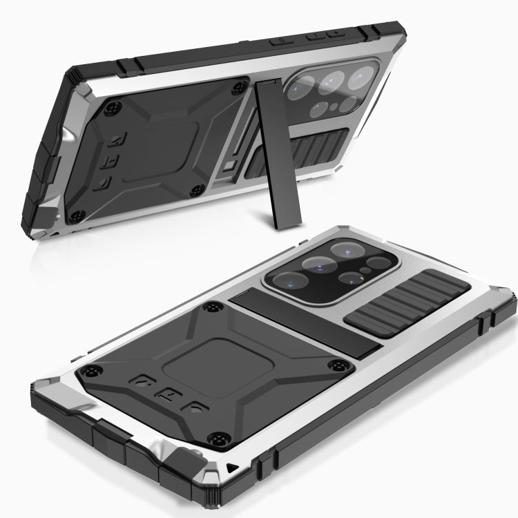For Samsung Galaxy S24 Ultra 5G R-JUST Life Water-resistant Dustproof Shockproof Phone Case(Silver)