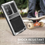 For Samsung Galaxy S24 Ultra 5G R-JUST Life Water-resistant Dustproof Shockproof Phone Case(Silver)