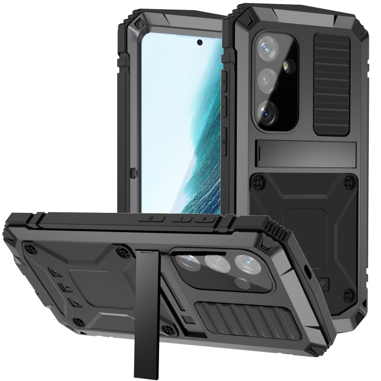 For Samsung Galaxy S24+ 5G R-JUST Life Water-resistant Dustproof Shockproof Phone Case(Black)