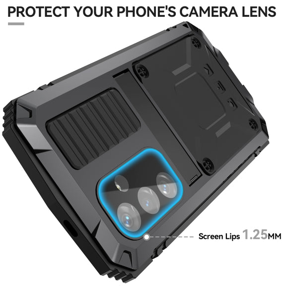 For Samsung Galaxy S24+ 5G R-JUST Life Water-resistant Dustproof Shockproof Phone Case(Black)