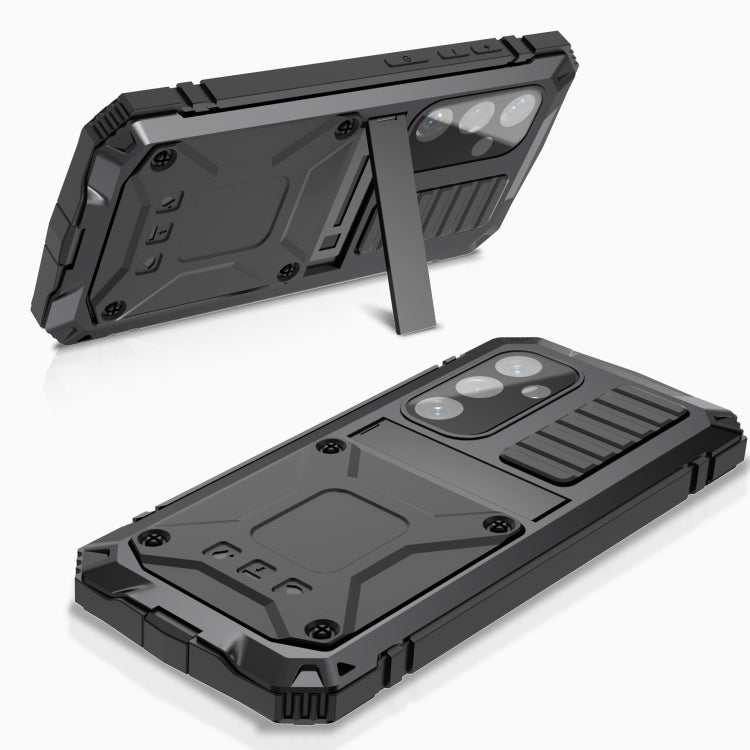 For Samsung Galaxy S24+ 5G R-JUST Life Water-resistant Dustproof Shockproof Phone Case(Black)
