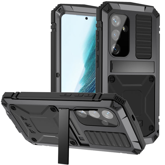 For Samsung Galaxy S24+ 5G R-JUST Life Water-resistant Dustproof Shockproof Phone Case(Black)