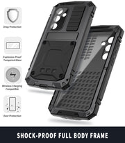 For Samsung Galaxy S24+ 5G R-JUST Life Water-resistant Dustproof Shockproof Phone Case(Black)