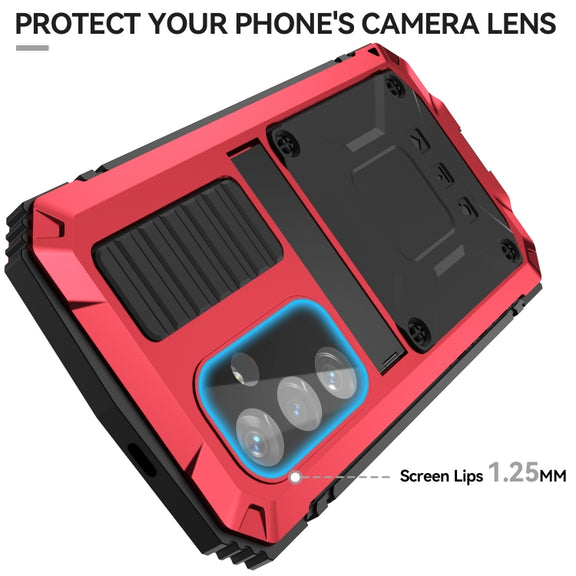 For Samsung Galaxy S24 5G R-JUST Life Water-resistant Dustproof Shockproof Phone Case(Red)