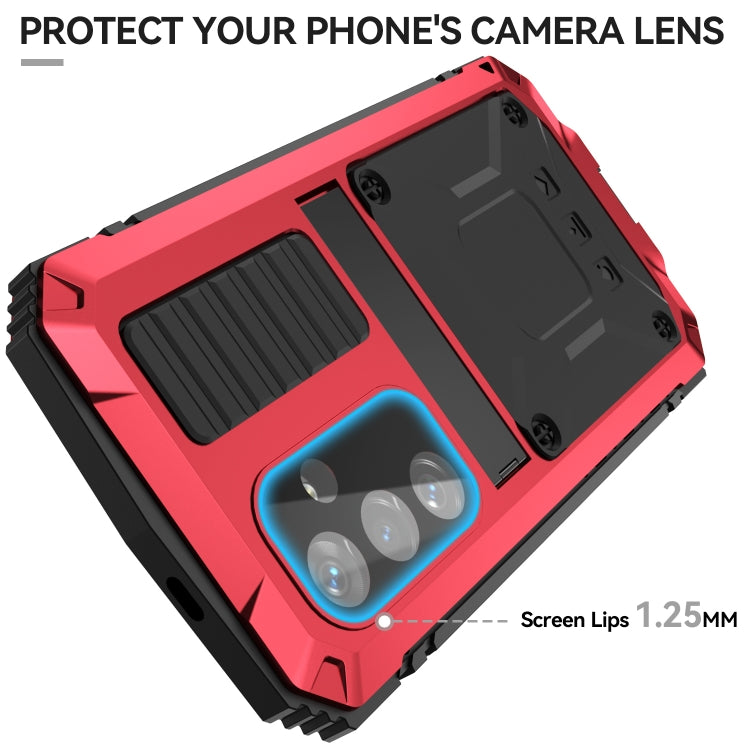 For Samsung Galaxy S24 5G R-JUST Life Water-resistant Dustproof Shockproof Phone Case(Red)