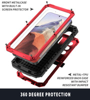 For Samsung Galaxy S24 5G R-JUST Life Water-resistant Dustproof Shockproof Phone Case(Red)