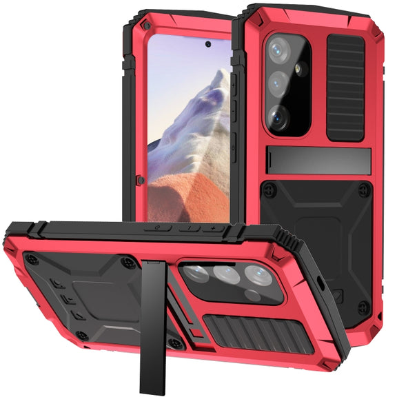 For Samsung Galaxy S24 5G R-JUST Life Water-resistant Dustproof Shockproof Phone Case(Red)