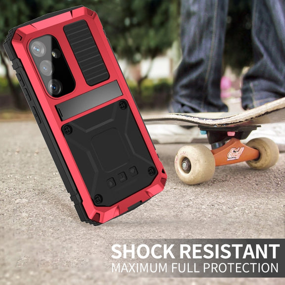For Samsung Galaxy S24 5G R-JUST Life Water-resistant Dustproof Shockproof Phone Case(Red)