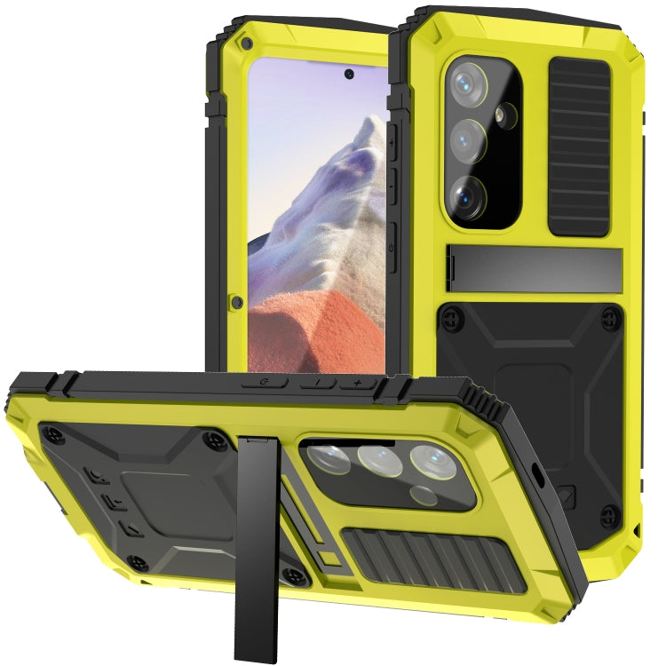 For Samsung Galaxy S24 5G R-JUST Life Water-resistant Dustproof Shockproof Phone Case(Yellow)