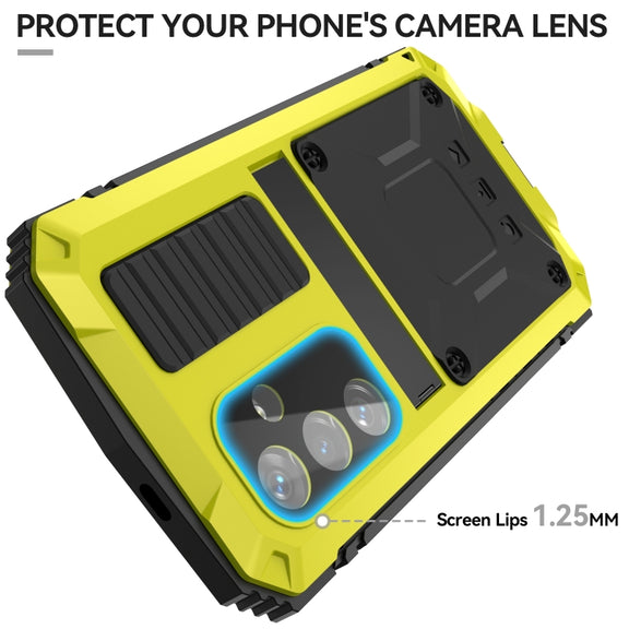 For Samsung Galaxy S24 5G R-JUST Life Water-resistant Dustproof Shockproof Phone Case(Yellow)
