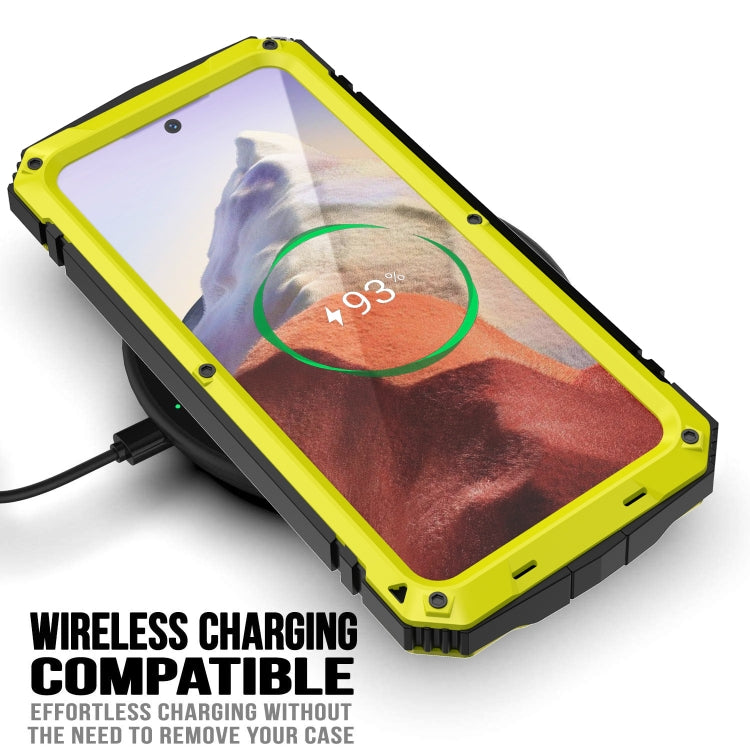 For Samsung Galaxy S24 5G R-JUST Life Water-resistant Dustproof Shockproof Phone Case(Yellow)