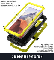 For Samsung Galaxy S24 5G R-JUST Life Water-resistant Dustproof Shockproof Phone Case(Yellow)