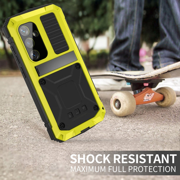 For Samsung Galaxy S24 5G R-JUST Life Water-resistant Dustproof Shockproof Phone Case(Yellow)