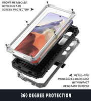 For Samsung Galaxy S24 5G R-JUST Life Water-resistant Dustproof Shockproof Phone Case(Silver)
