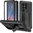 For Samsung Galaxy S24 Ultra 5G R-JUST Sliding Camera Life Waterproof Holder Phone Case(Black) - Galaxy S24 Ultra 5G Cases by R-JUST | Online Shopping South Africa | PMC TechLife | Buy Now Pay Later Mobicred