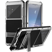 For Samsung Galaxy S24 Ultra 5G R-JUST Life Water-resistant Dustproof Shockproof Holder Phone Case(Silver)