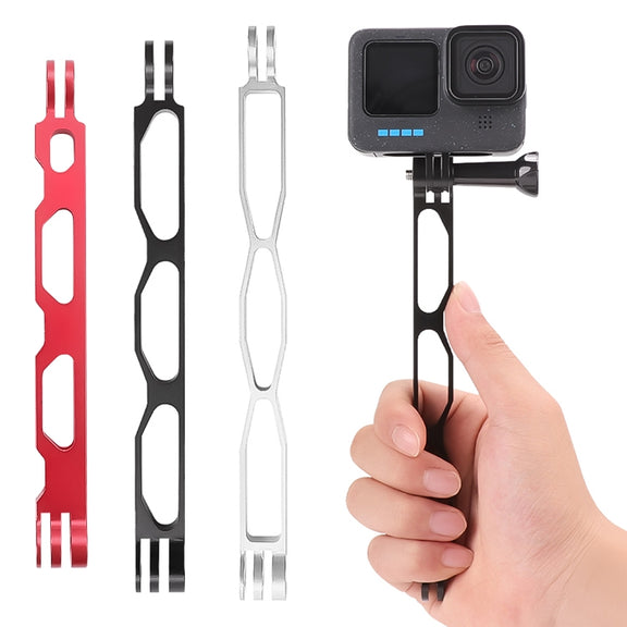 20cm Aluminium Extension Arm Hollow Grip Extender(Black)