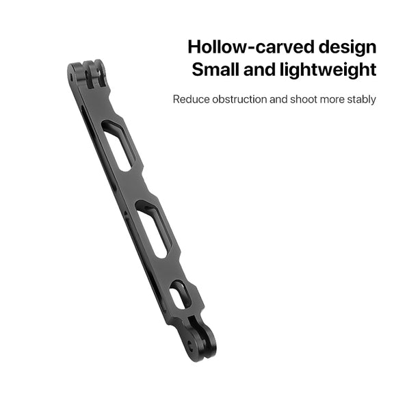 20cm Aluminium Extension Arm Hollow Grip Extender(Black)
