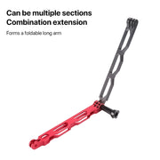 20cm Aluminium Extension Arm Hollow Grip Extender(Black)