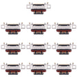 For Xiaomi 12 Pro 10pcs Original Charging Port Connector - Tail Connector by PMC TechLife | Online Shopping South Africa | PMC TechLife