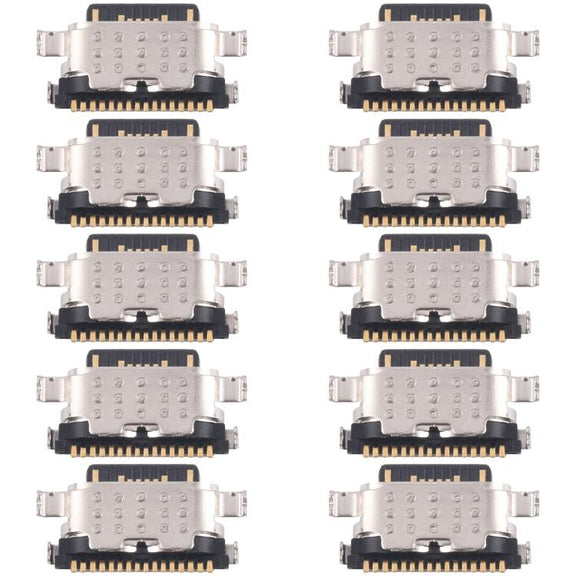 For Tecno Spark 20 Pro+ KJ7 10pcs Original Charging Port Connector