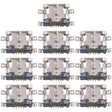 For Tecno Camon 12 CC7S 10pcs Original Charging Port Connector - Single Tail Connector by PMc TechLife | Online Shopping South Africa | PMc TechLife | Buy Now Pay Later Mobicred