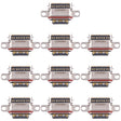 For OPPO Find X5 Pro 10pcs Original Charging Port Connector - Single Tail Connector by PMC TechLife | Online Shopping South Africa | PMC TechLife | Buy Now Pay Later Mobicred