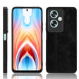 For OPPO A79 5G Cow Pattern Sewing Back Cover Phone Case(Black) - OPPO Cases by PMC TechLife | Online Shopping South Africa | PMC TechLife | Buy Now Pay Later Mobicred