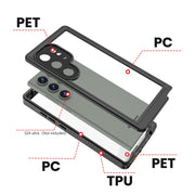 For Samsung Galaxy S24 Ultra 5G RedPepper IP68 Water-resistant Phone Case(Black)