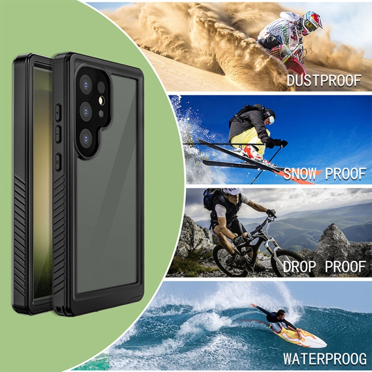 For Samsung Galaxy S24 Ultra 5G RedPepper IP68 Water-resistant Phone Case(Black)