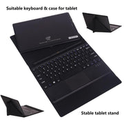 HONGSAMDE 10.1 inch 2 in 1 Tablet PC, 6GB+64GB, Windows 11, Intel Celeron J4105 Quad Core with Keyboard(Black)