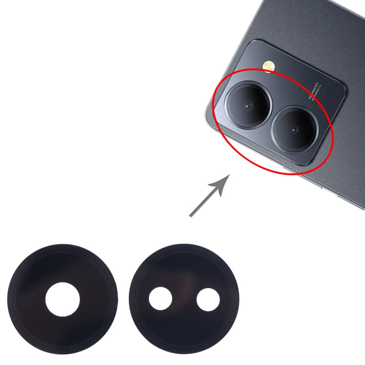 For vivo Y78 5G 10set Back Camera Lens