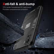 For Honor 90 Lite 2 in 1 Shockproof Phone Case(Black)