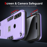 For Huawei Y9 Prime 2019 2 in 1 Shockproof Phone Case(Purple)