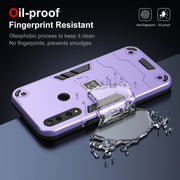 For Huawei Y9 Prime 2019 2 in 1 Shockproof Phone Case(Purple)