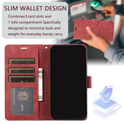 For OPPO A98 5G Orchid Butterfly Embossed Leather Phone Case(Red)