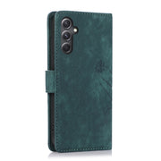 For Samsung Galaxy S24+ / S25+ 5G Orchid Butterfly Embossed Leather Phone Case(Green)
