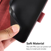 For Samsung Galaxy S24+ / S25+ 5G Orchid Butterfly Embossed Leather Phone Case(Red)